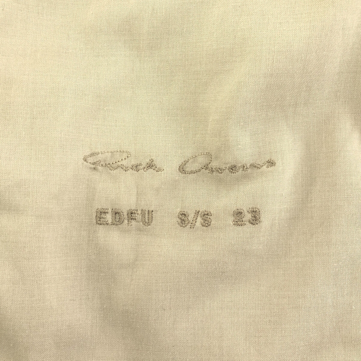 【美品】  Rick Owens / リックオウエンス | 2023SS | FOGPOCKET SOFT BLAZER チェック ソフト ブレザー ジャケット | 48 | パール | メンズ
