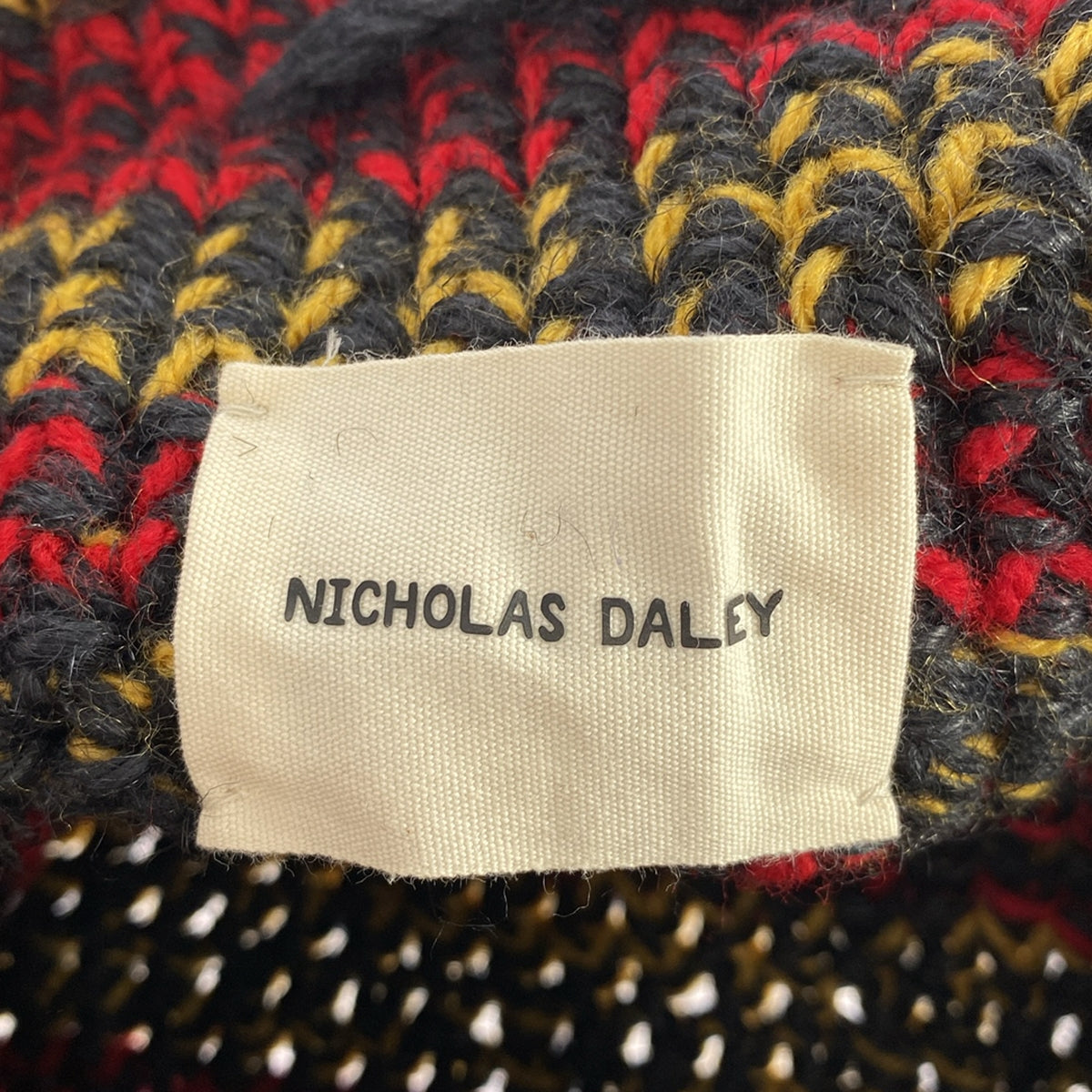 新品】 NICHOLAS DALEY / ニコラスデイリー | HAND CROCHET DRAWSTRING 