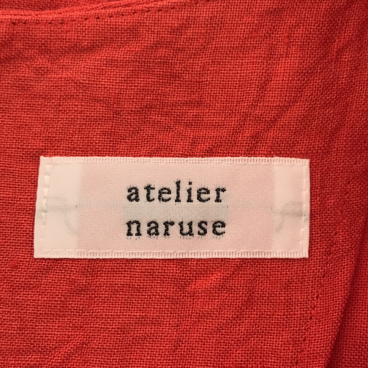 atelier naruse / アトリエナルセ | リネンノースリーブブラウス＋リブ