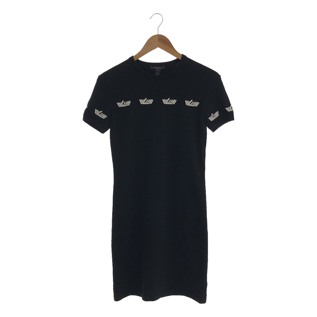 [狀況良好] 路易威登 | 2022春夏 | LV Vitesse 針織連身裙 | S |黑/白 |女性的