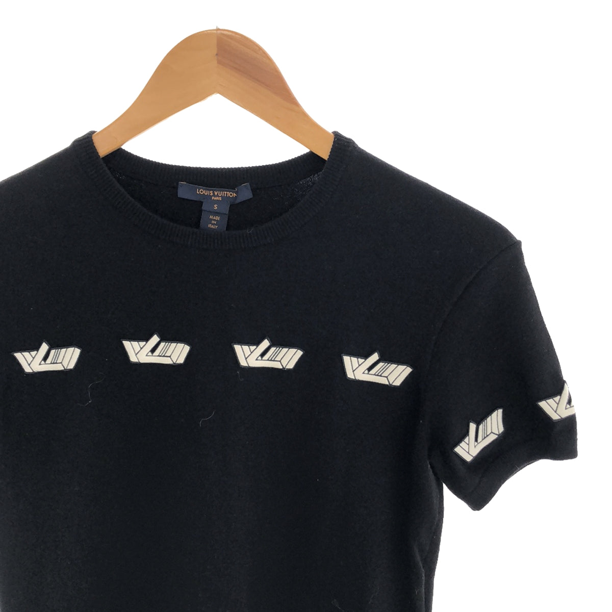 [狀況良好] 路易威登 | 2022春夏 | LV Vitesse 針織連身裙 | S |黑/白 |女性的