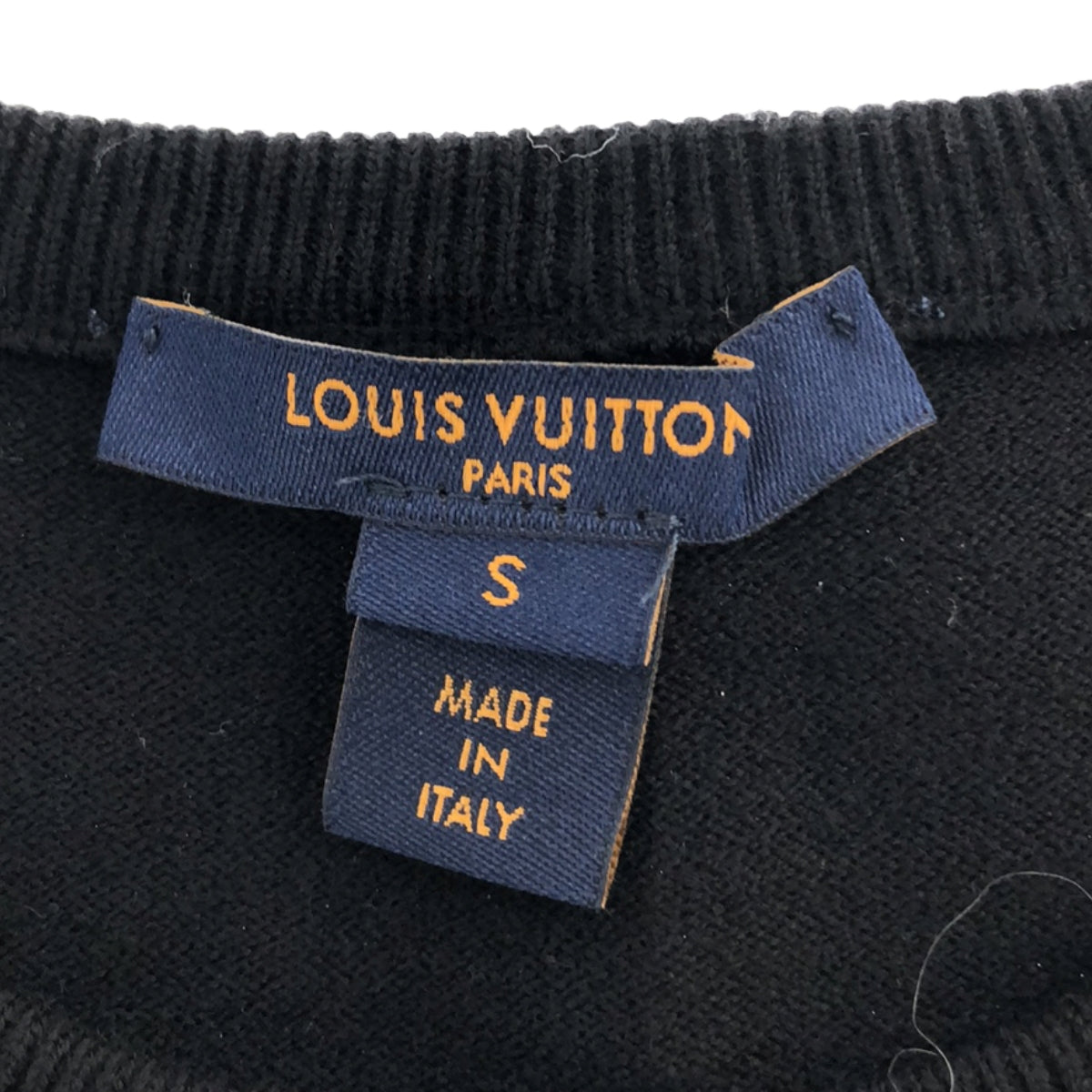 【美品】  Louis Vuitton / ルイヴィトン | 2022SS | LVヴィテス ニットワンピース | S | ブラック/ホワイト | レディース