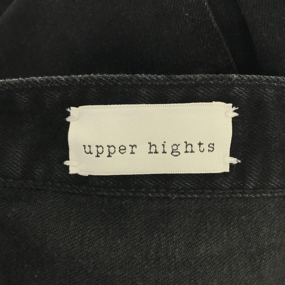 upper hights / アッパーハイツ | EIGHTY'S  デニムパンツ | 22 | ブラック | レディース