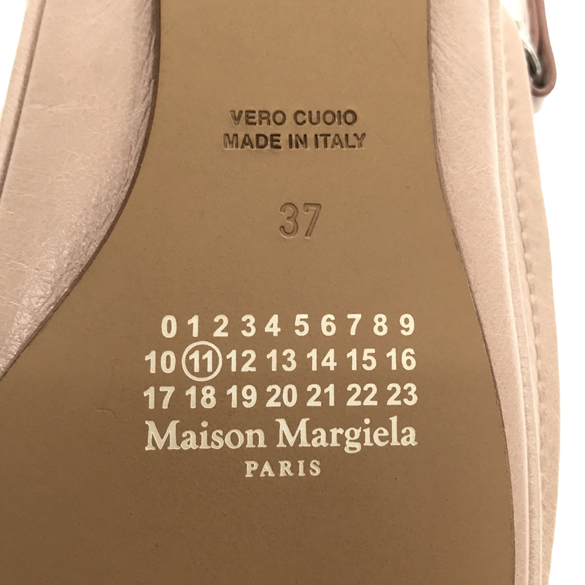 【新品】  Maison Margiela / メゾンマルジェラ | 2020SS | Tabi タビ レザー がま口 チェーンショルダーバッグ | ベージュ | レディース