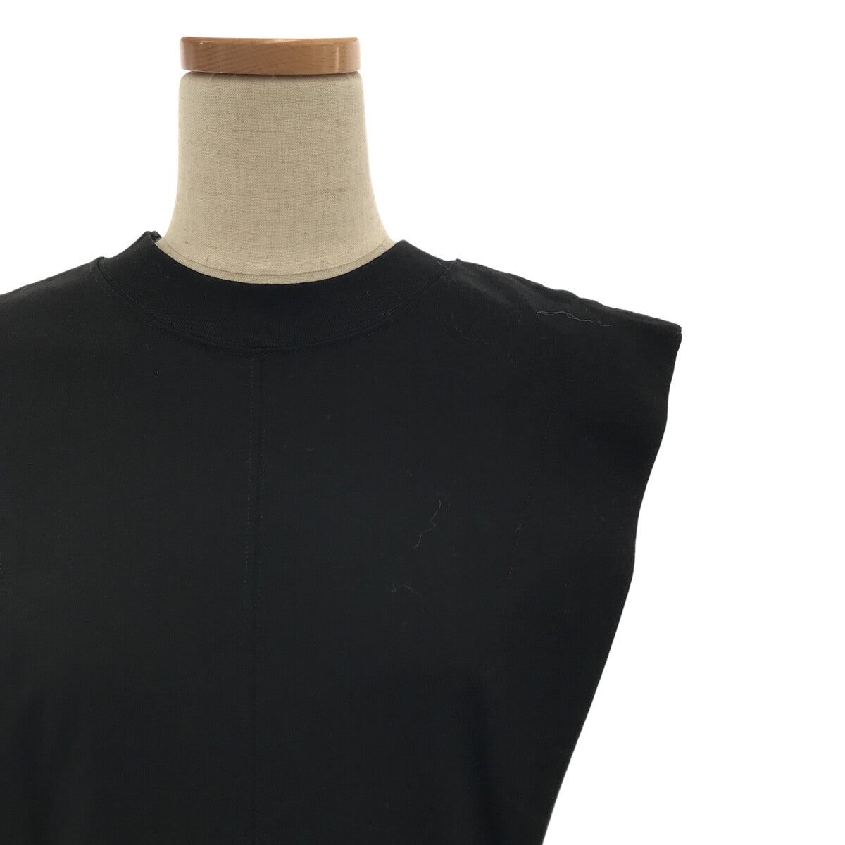 袖丈七分袖マメクロゴウチMameKurogouchiコットンジャージードレス黒サイズ2