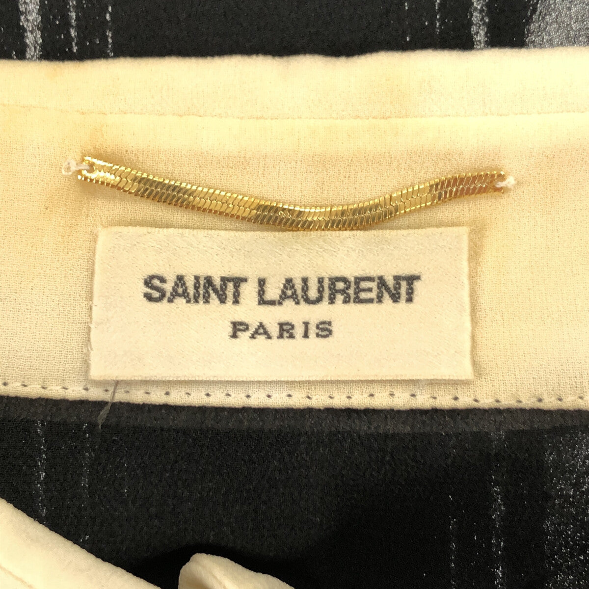 SAINT LAURENT PARIS / サンローランパリ | シフォン タックスリーブ