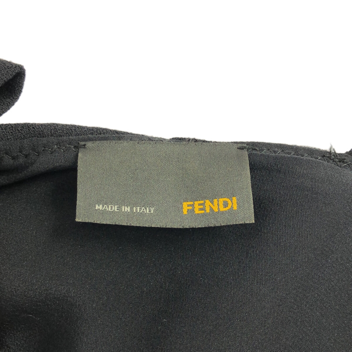 FENDI / フェンディ | シルク ワンストラップ アシンメトリー ミニ