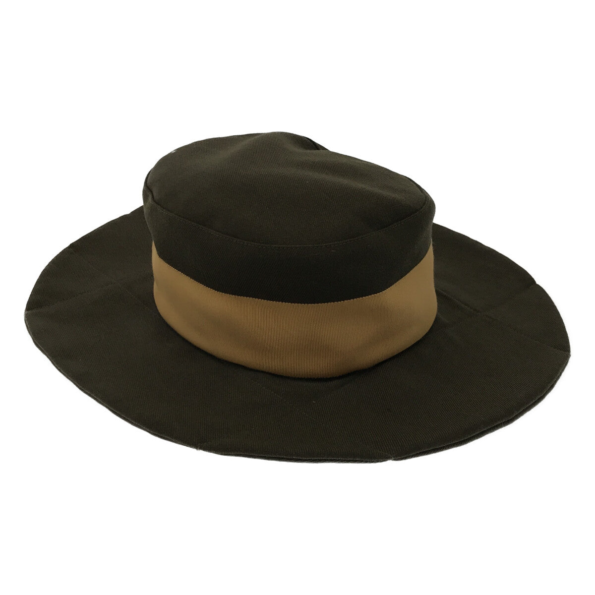 【美品】  KAMILAVKA / カミラフカ | ウール リボンハット | 2 | カーキ/ベージュ | レディース