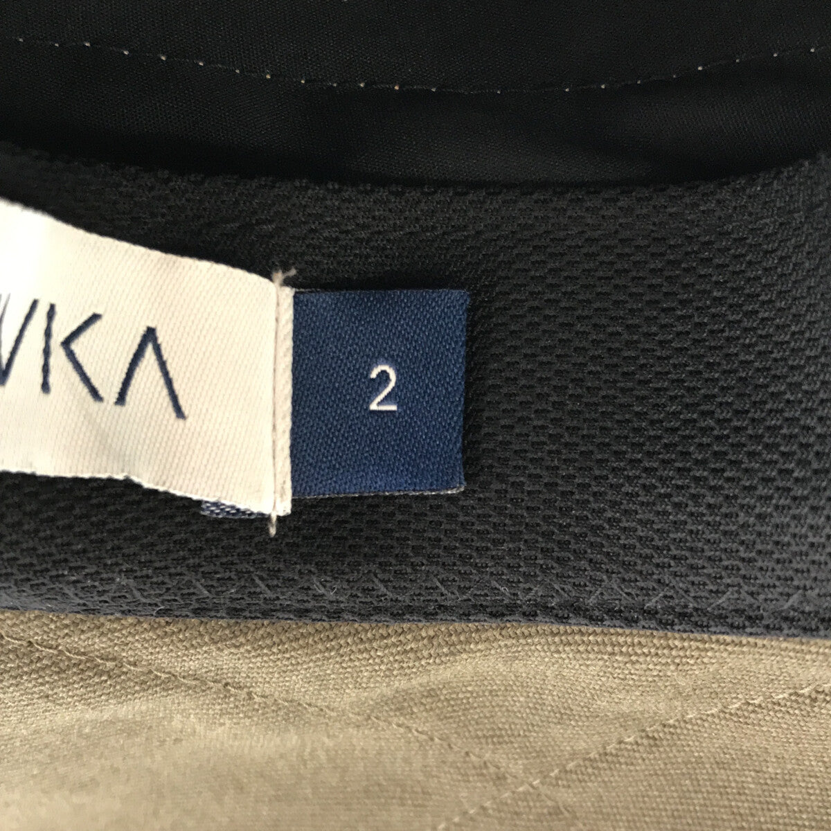 [品相良好] 卡米拉夫卡 |羊毛絲帶帽 | 2 |卡其色/米色|女性的