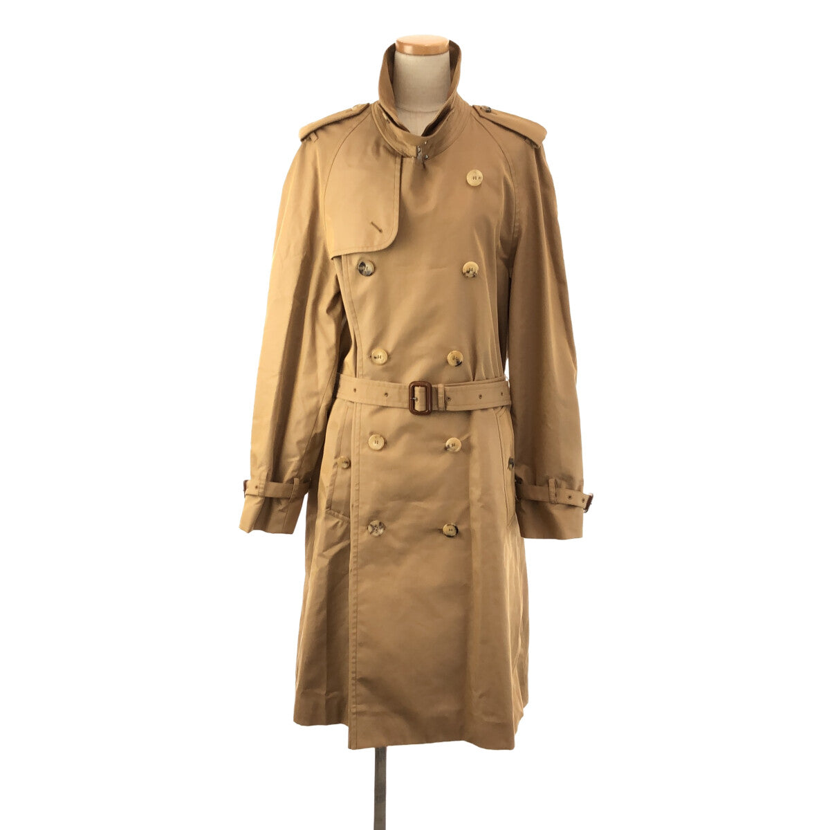 【美品】  GUCCI / グッチ | 総裏地 ベルト付き ロングトレンチコート | 42 | ベージュ | レディース