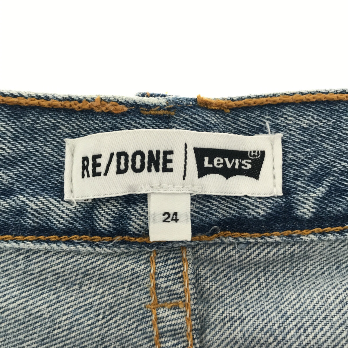 RE/DONEリダンLevi´sリーバイスリメイクフレアデニムパンツ24黒-