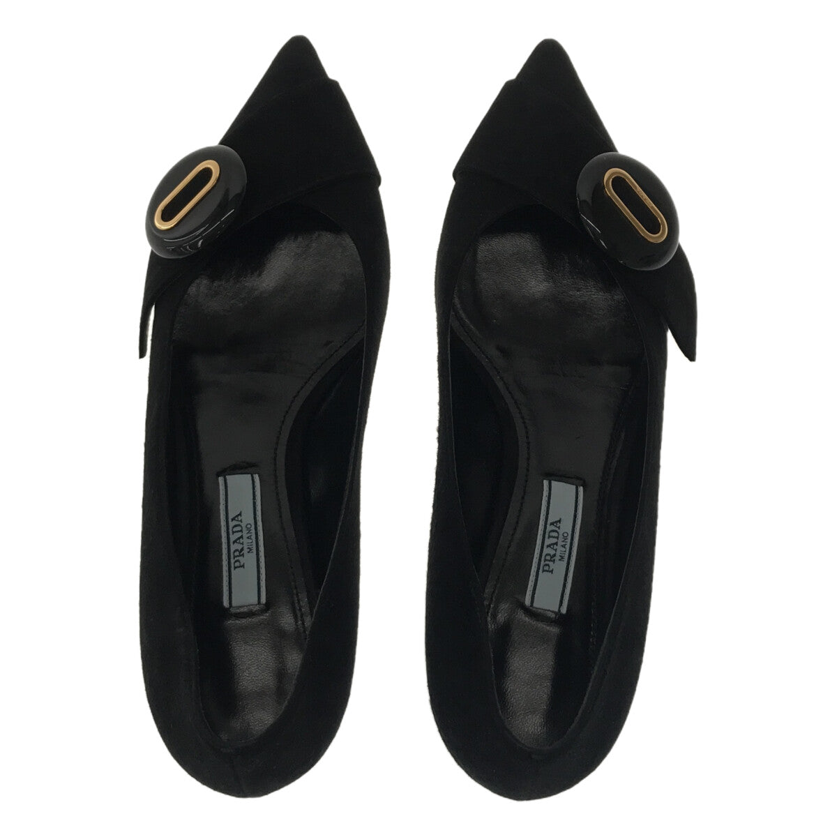 普拉達 |絨面革尖頭高跟鞋 | 36 |女性的