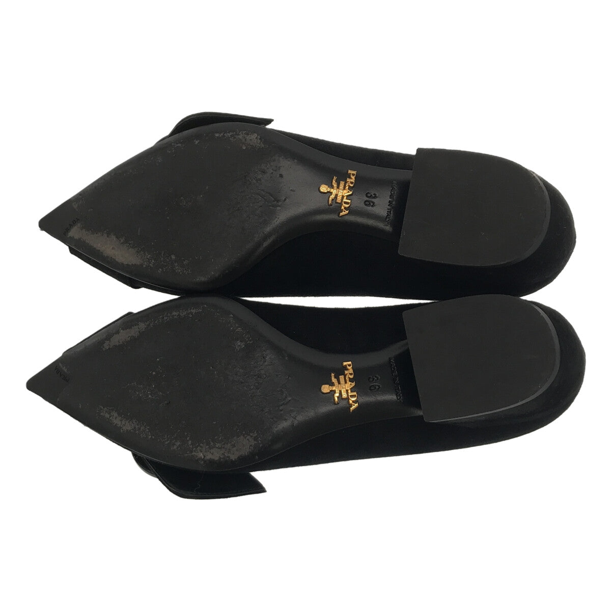 普拉達 |絨面革尖頭高跟鞋 | 36 |女性的