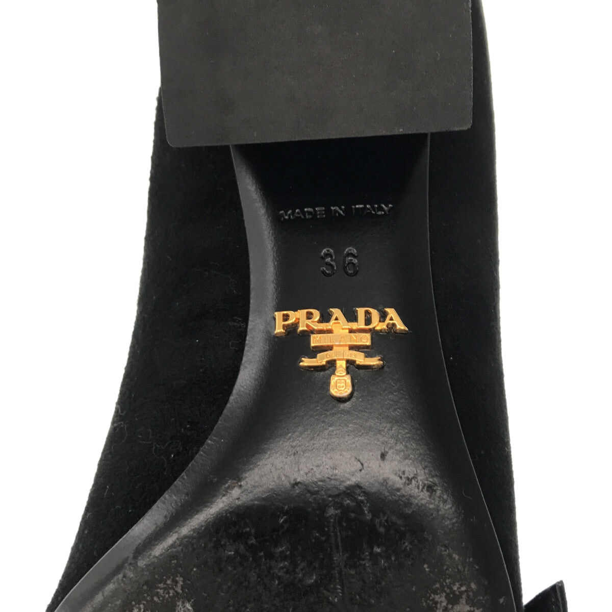 PRADA / 프라다 | 스웨이드 가죽 포인티드 투 펌프스 | 36 | 여성