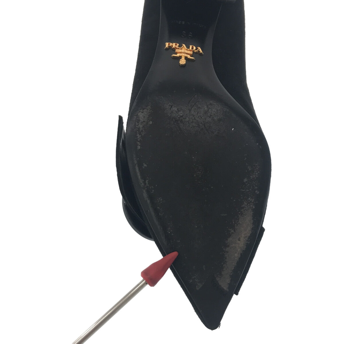 PRADA / 프라다 | 스웨이드 가죽 포인티드 투 펌프스 | 36 | 여성