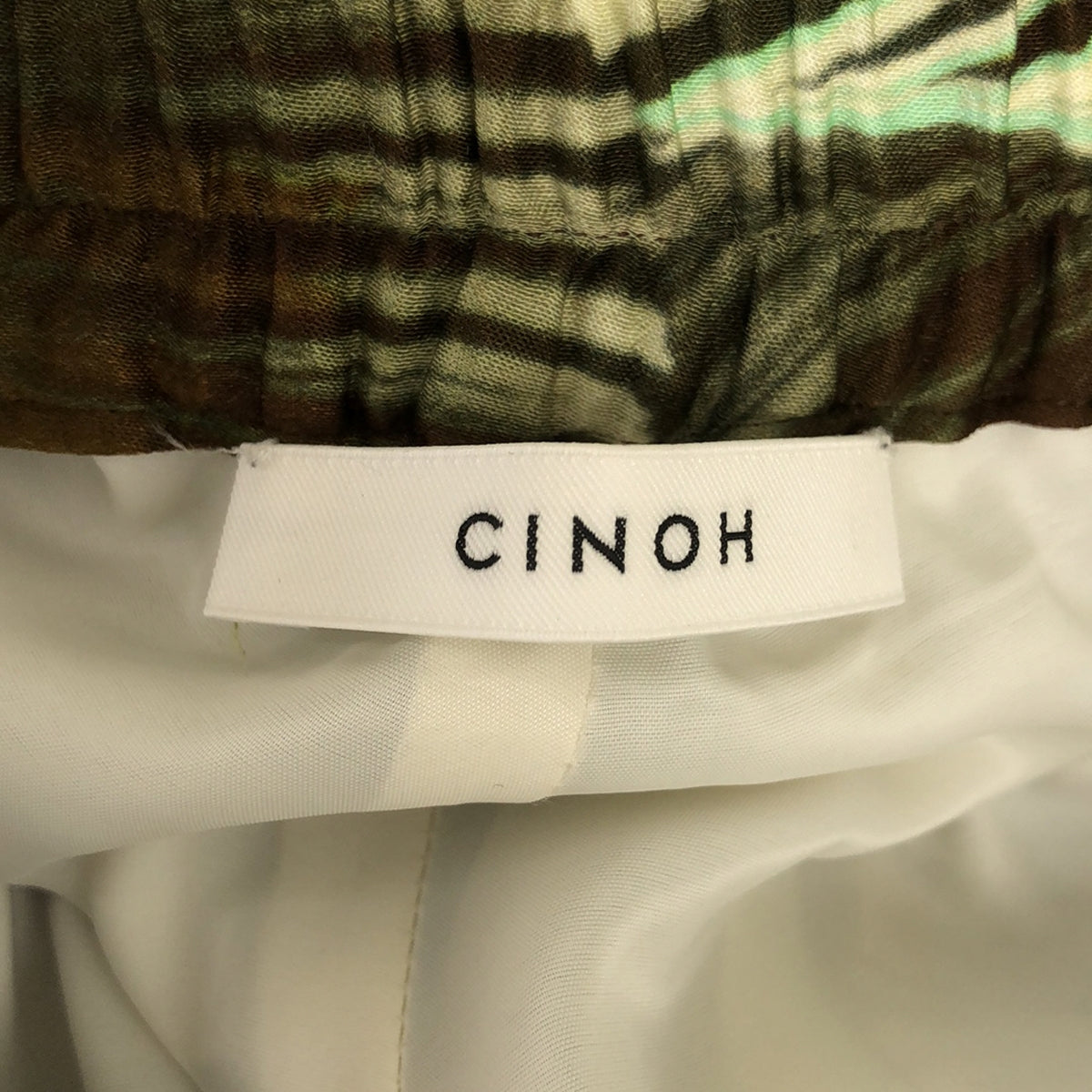 CINOH / チノ | 2023SS | リーフプリントリラックスパンツ | 38 | レディース