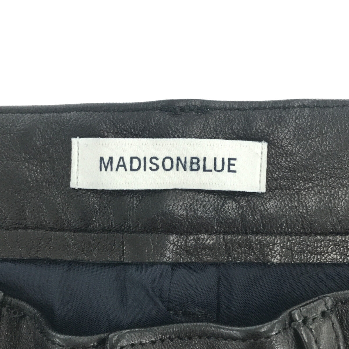 MADISON BLUE / マディソンブルー | 2020AW | カットオフ レザーパンツ