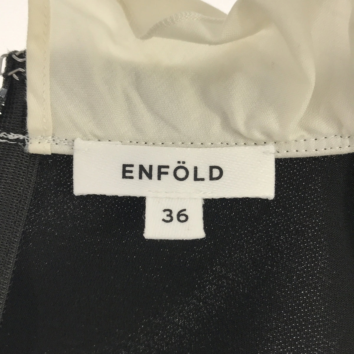 ENFOLD / エンフォルド | LAYERED DRESS フリル レイヤードドレス ...