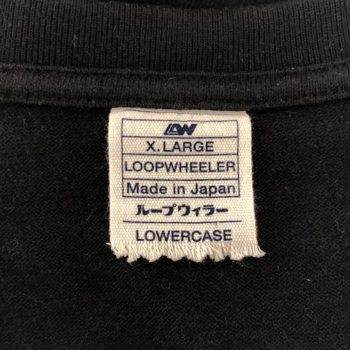 LOOPWHEELER / ループウィラー | × LOWERCASE ローワーケース別注 ロゴ