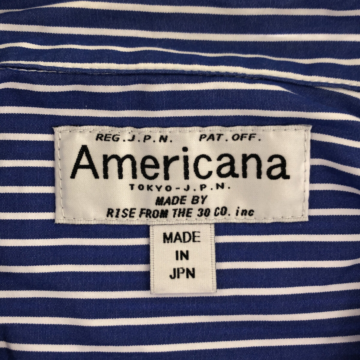 Americana / アメリカーナ | ストライプシャツ | – KLD