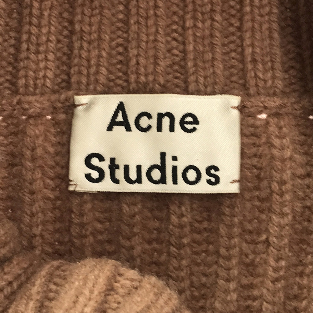 Acne Studios |超大高領毛衣 | XS |煙粉色 |女性的
