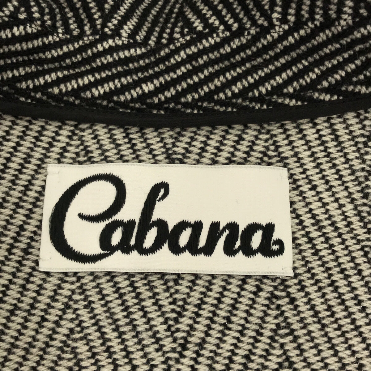 【美品】  Cabana / カバナ | 2023AW | Ron Herman取扱い ヘリンボーン ジャケット | F | ブラック/ホワイト | レディース