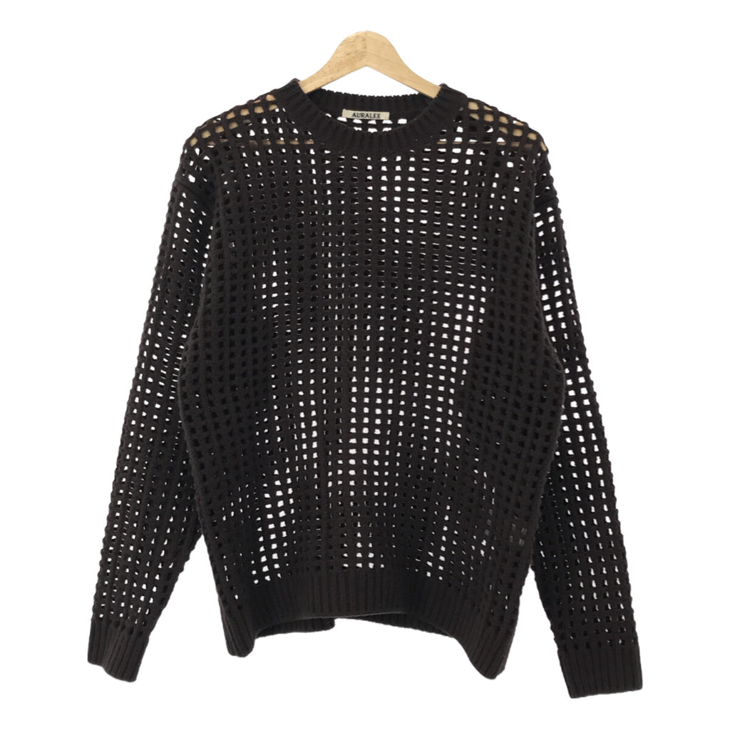 AURALEE / 오라리 | 2022AW | IENA 취급 WOOL FELT YARN MESH 니트 | 1 | 여성