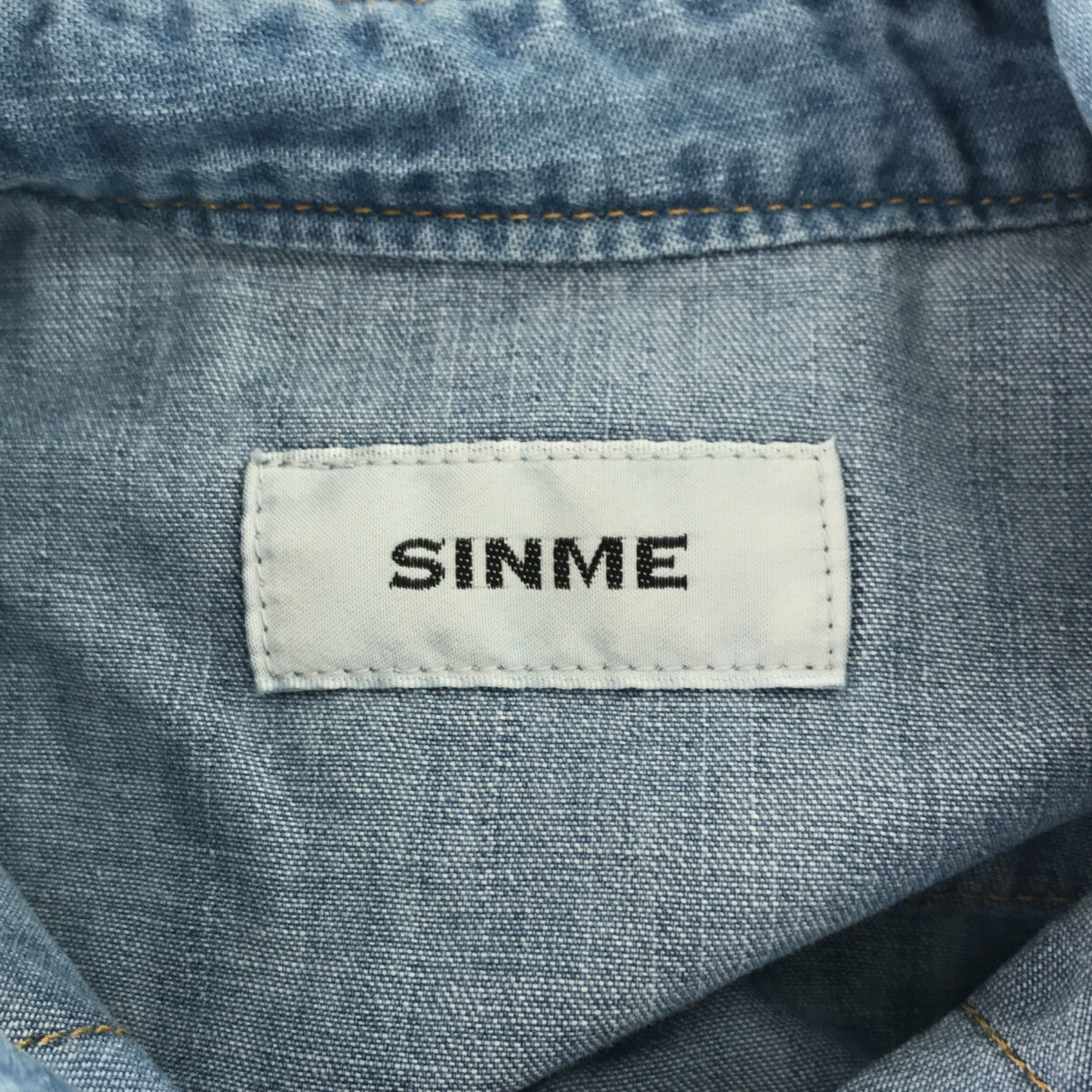 ふるさと割】 SINME デニムジャケット、デニムウエスタンシャツ G