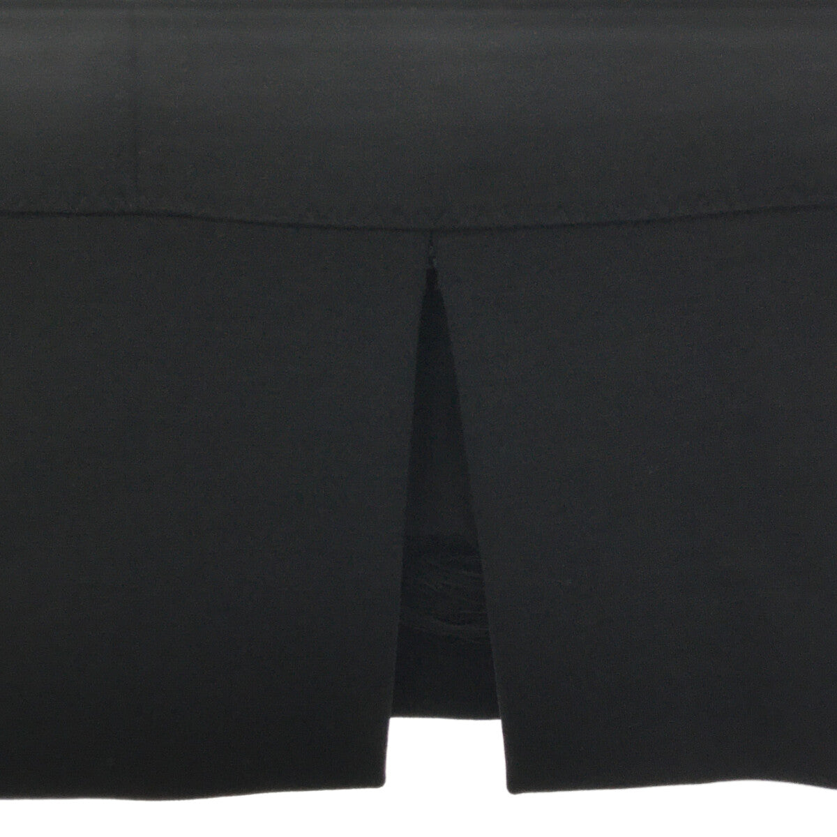 Louis Vuitton / ルイヴィトン | 総裏地 バックジップ ストレッチ スリット スカート | 36 | ブラック | レディース