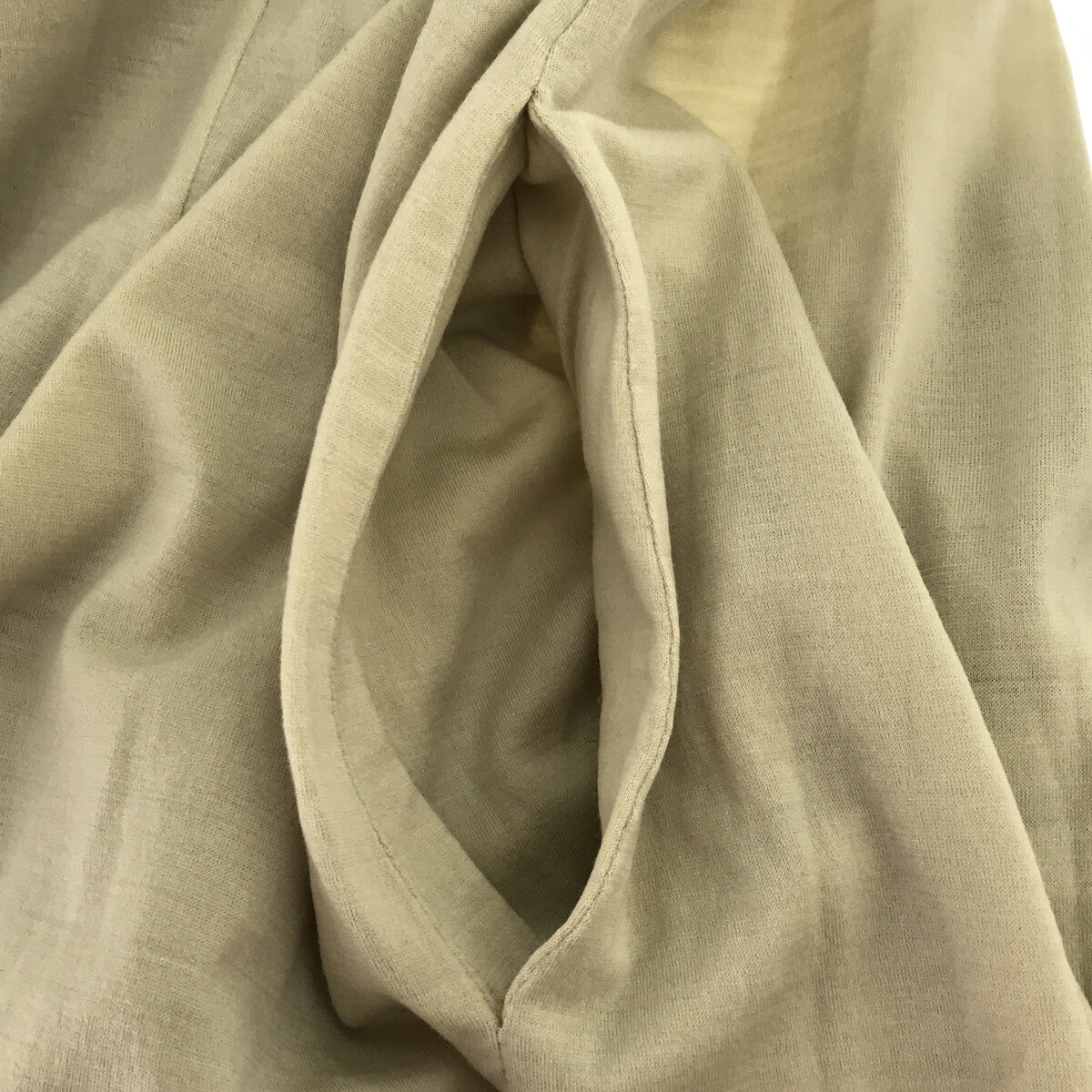 【미품】 AURALEE / 오라리 | 2021AW | EXTRA FINE WOOL JERSEY SLEEVELESS ONE PIECE / 총 안감 원피스 | 1 | L.GR/BE | 여성
