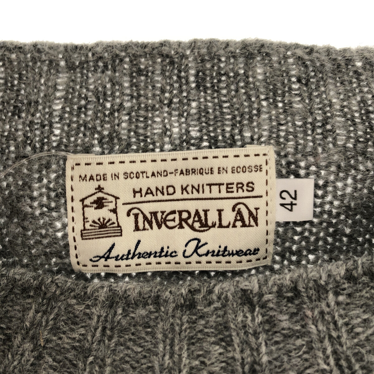 INVERALLAN / インバーアラン | Crew Neck Saddle Shoulder Sweater