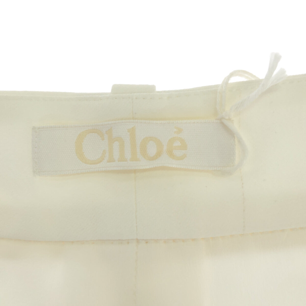 Chloe / クロエ | ワイドポケット テーパードパンツ | 36 | ホワイト | レディース