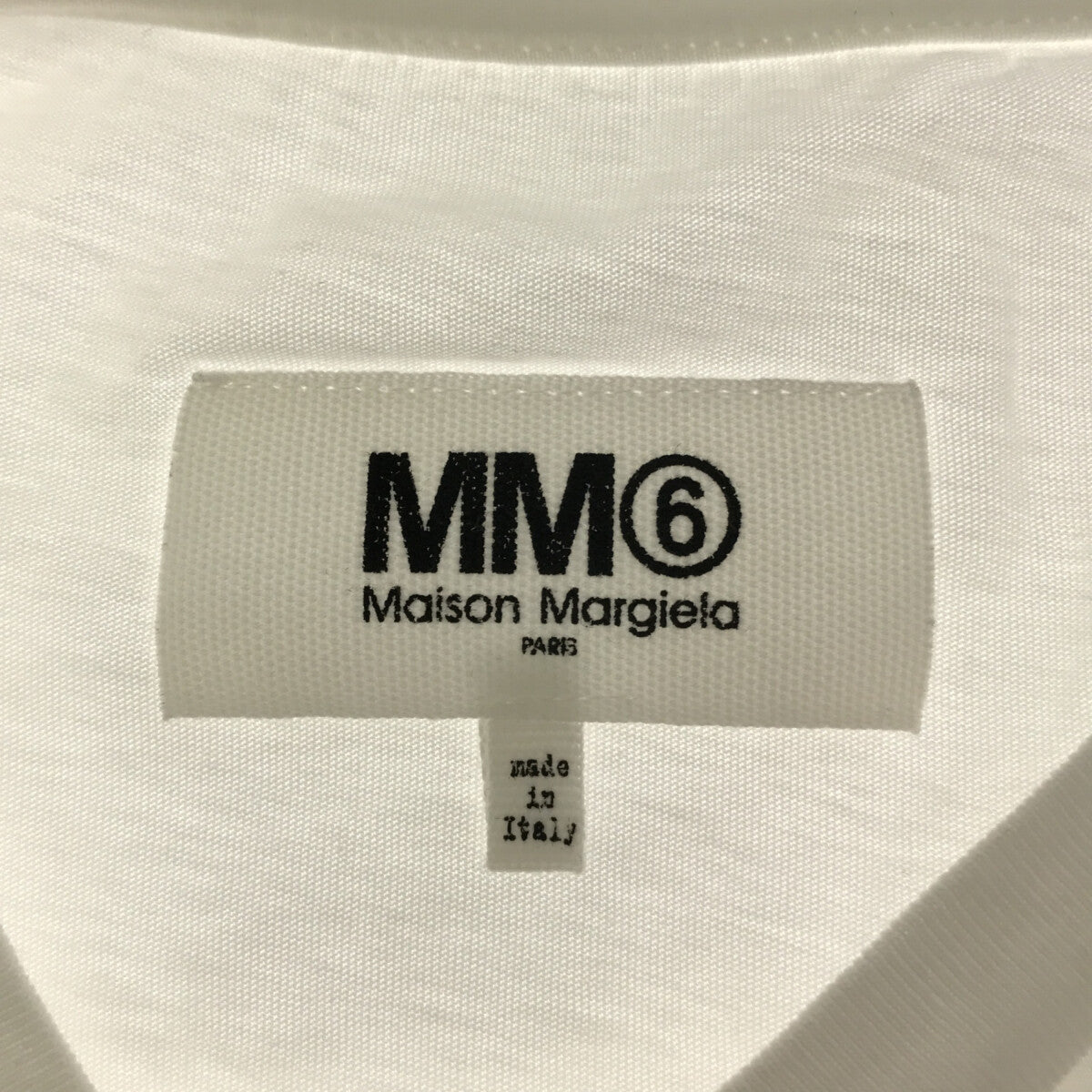 MM6 Maison Margiela / エムエムシックスメゾンマルジェラ | 2020SS | コットン バックプリント ビッグシルエット Tシャツ | M |