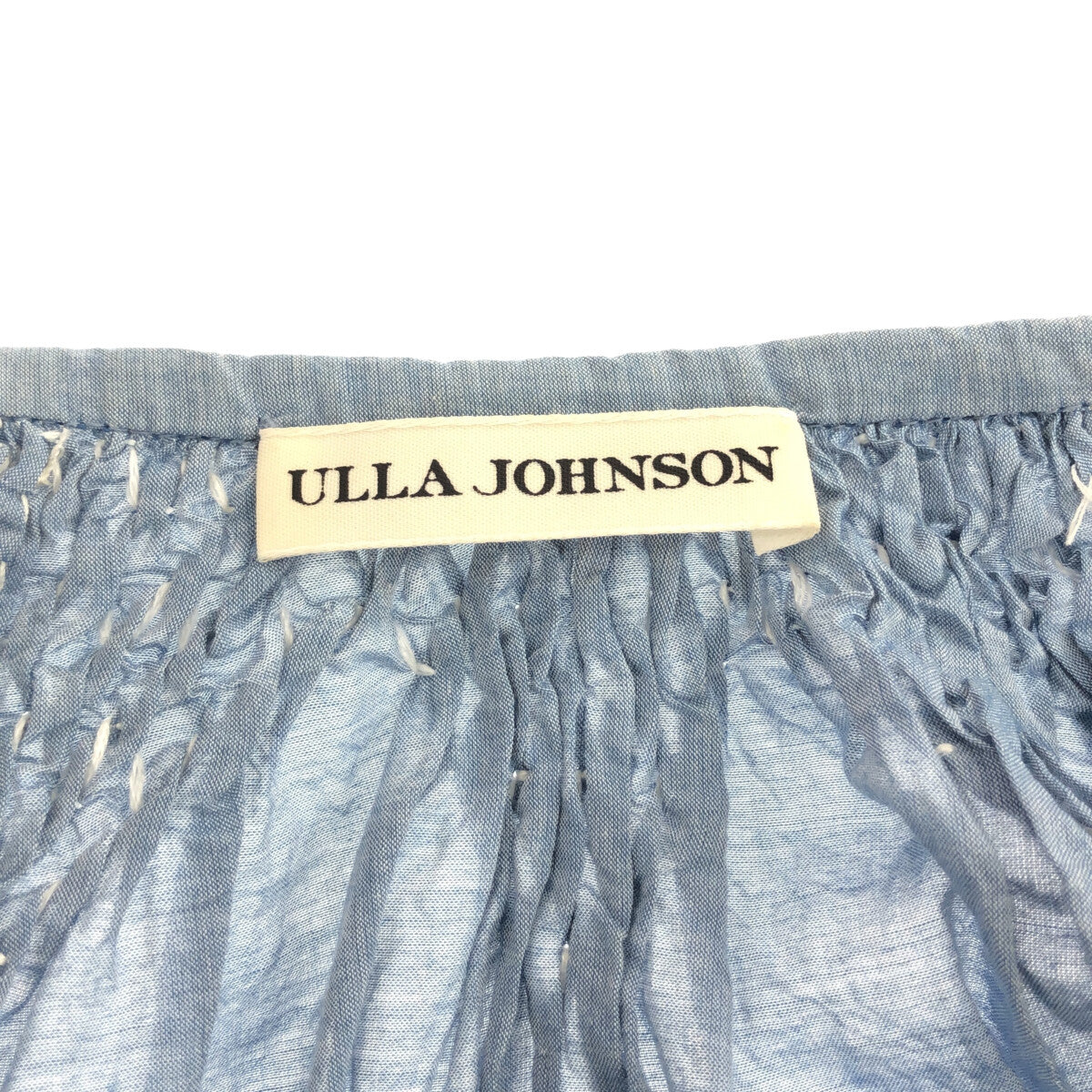 【美品】  ULLA JOHNSON / ウラジョンソン | ODESSA DRESS ワンピース | 2 | ライトブルー | レディースロングワンピース/マキシワンピース