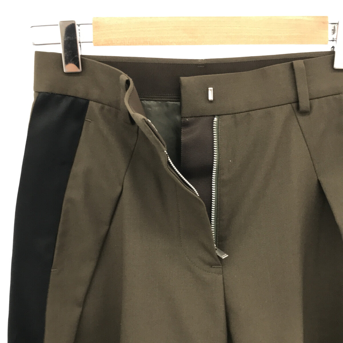 サカイ  20-04824 Suiting Wide Pants サイドラインスラックスロングパンツ レディース 0パンツ