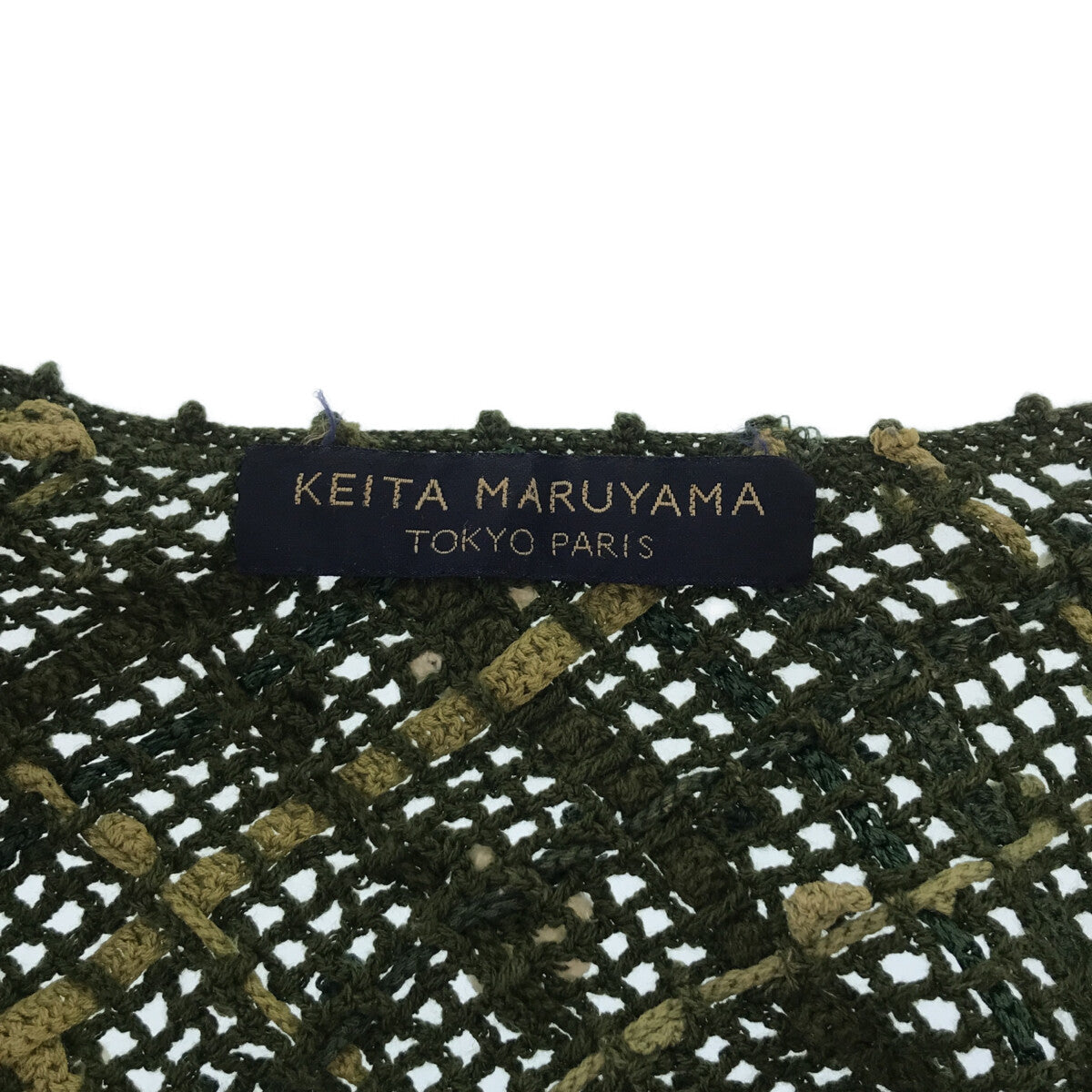 KEITA MARUYAMA / ケイタマルヤマ | フラワーモチーフ Vネック ニット