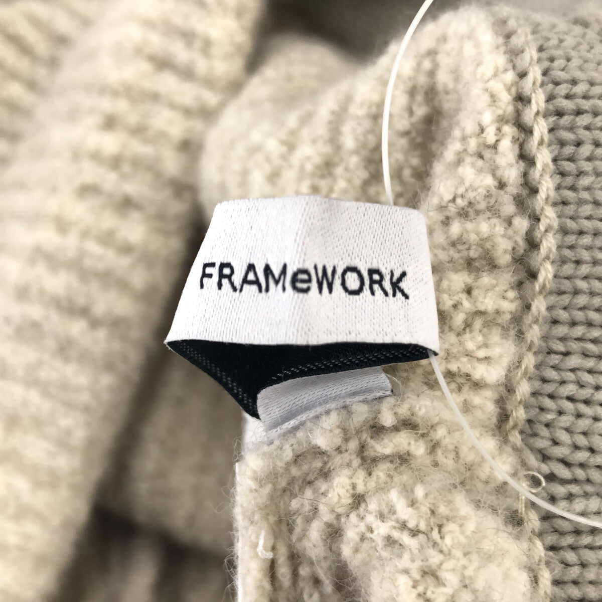 【新品】  Framework / フレームワーク | 2023AW | FOXブークレリブフレアパンツ | 38 | ナチュラル | レディース