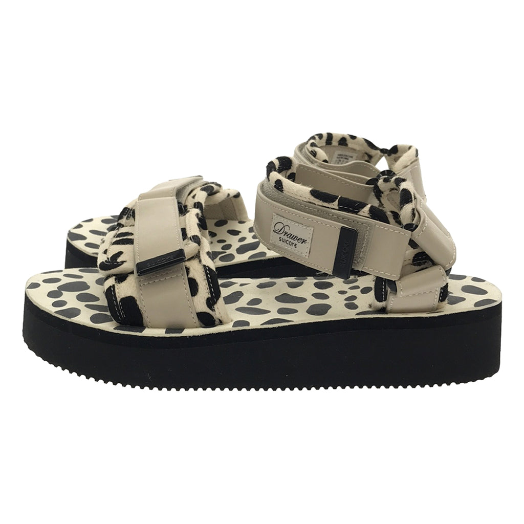 Suicoke / スイコック | Drawer別注 CEL V プラットフォームサンダル | 25 | アイボリー/ブラック | レディース