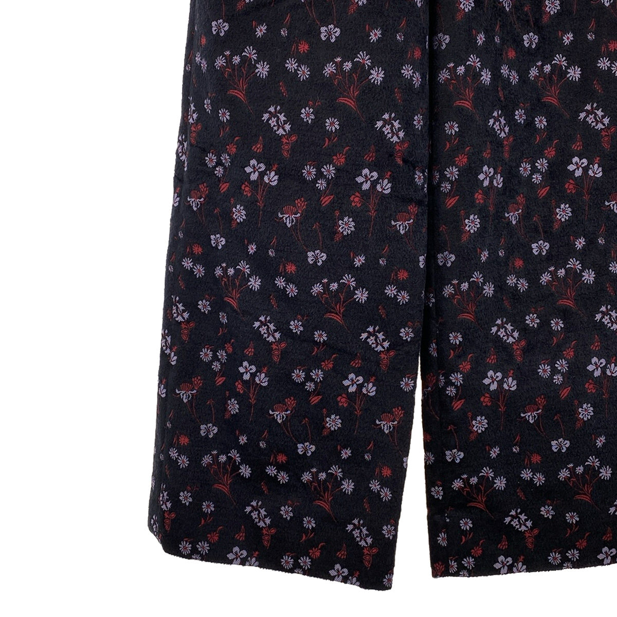 [全新] Mame Kurogouchi | 2022秋冬 |花卉提花無袖連身褲 | 1 |黑色/紅色/紫色 |女性的