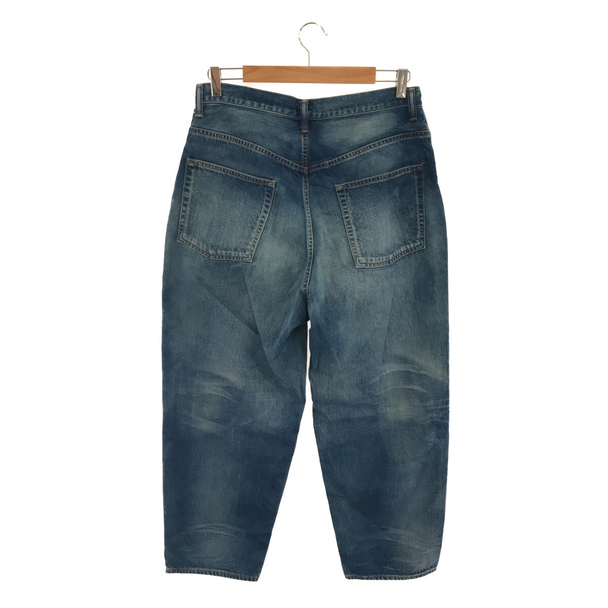 unfil / アンフィル | 12oz cotton denim 5pocket wide tapered pants