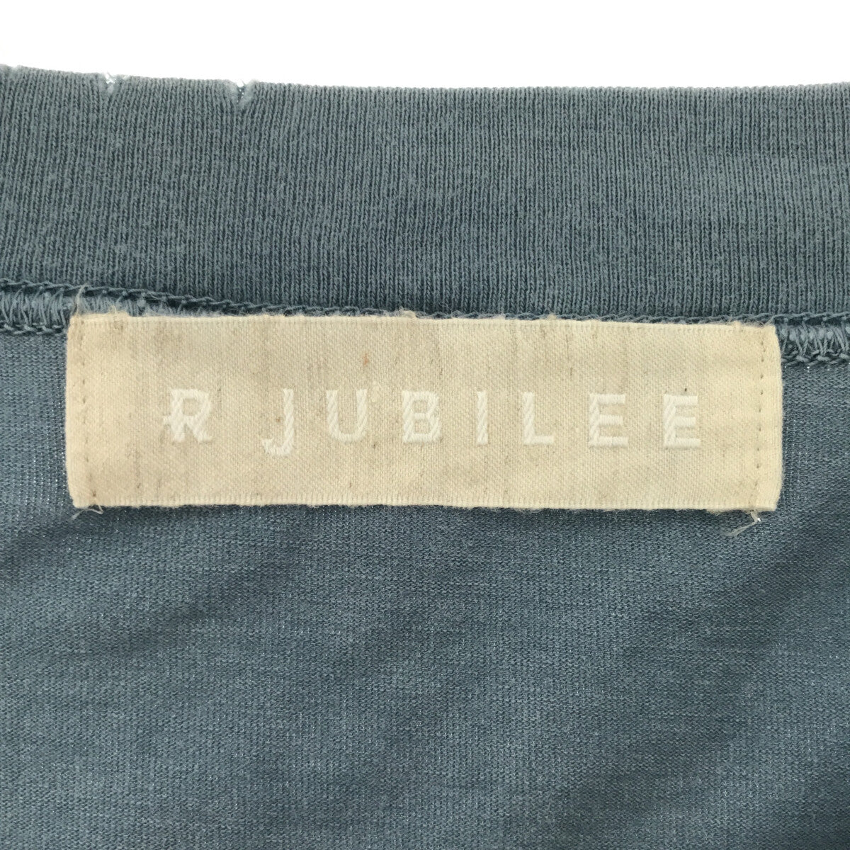 R JUBILEE / アールジュビリー | Roll UP Over Tee / ダメージ加工 ...