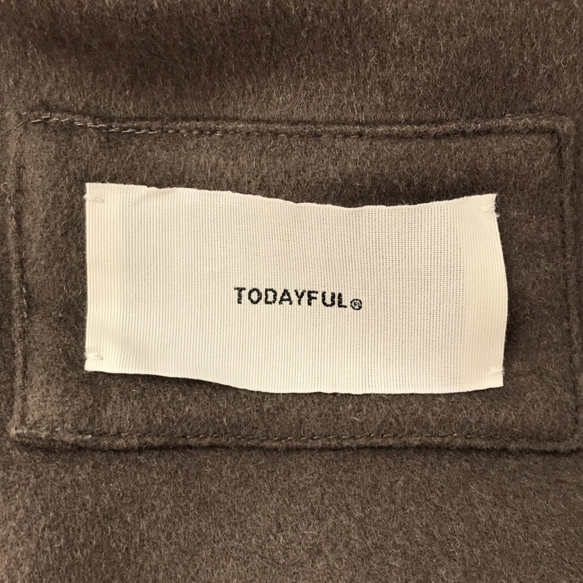 TODAYFUL / トゥデイフル | Stole Wool Coat ストールウールコート