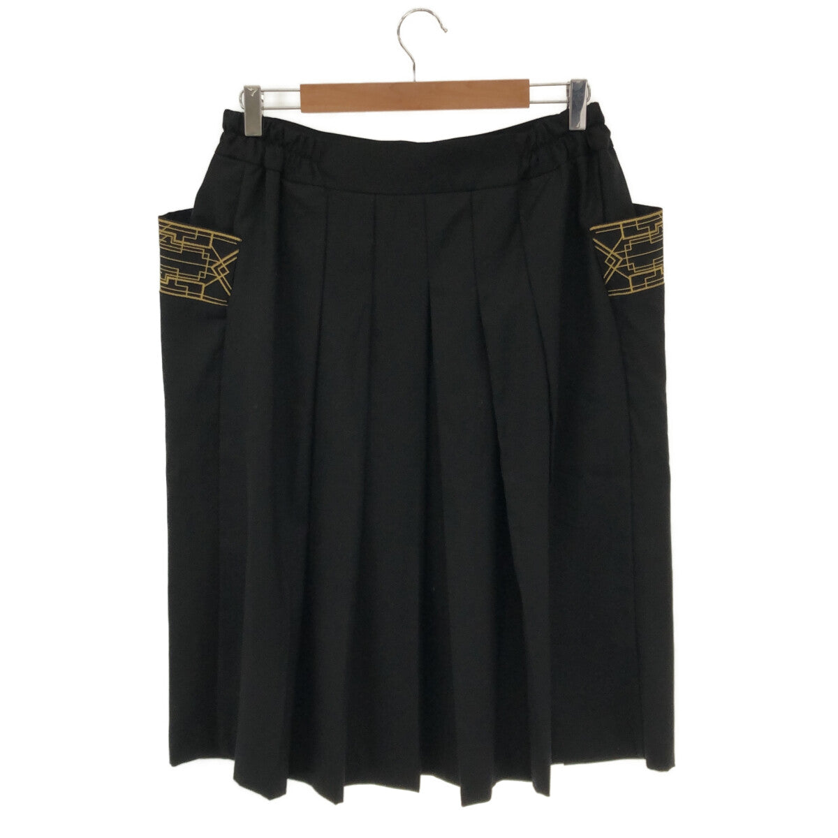 SISE / シセ | ウール カシミヤ 刺繍 レイヤード メンズスカート | 1 
