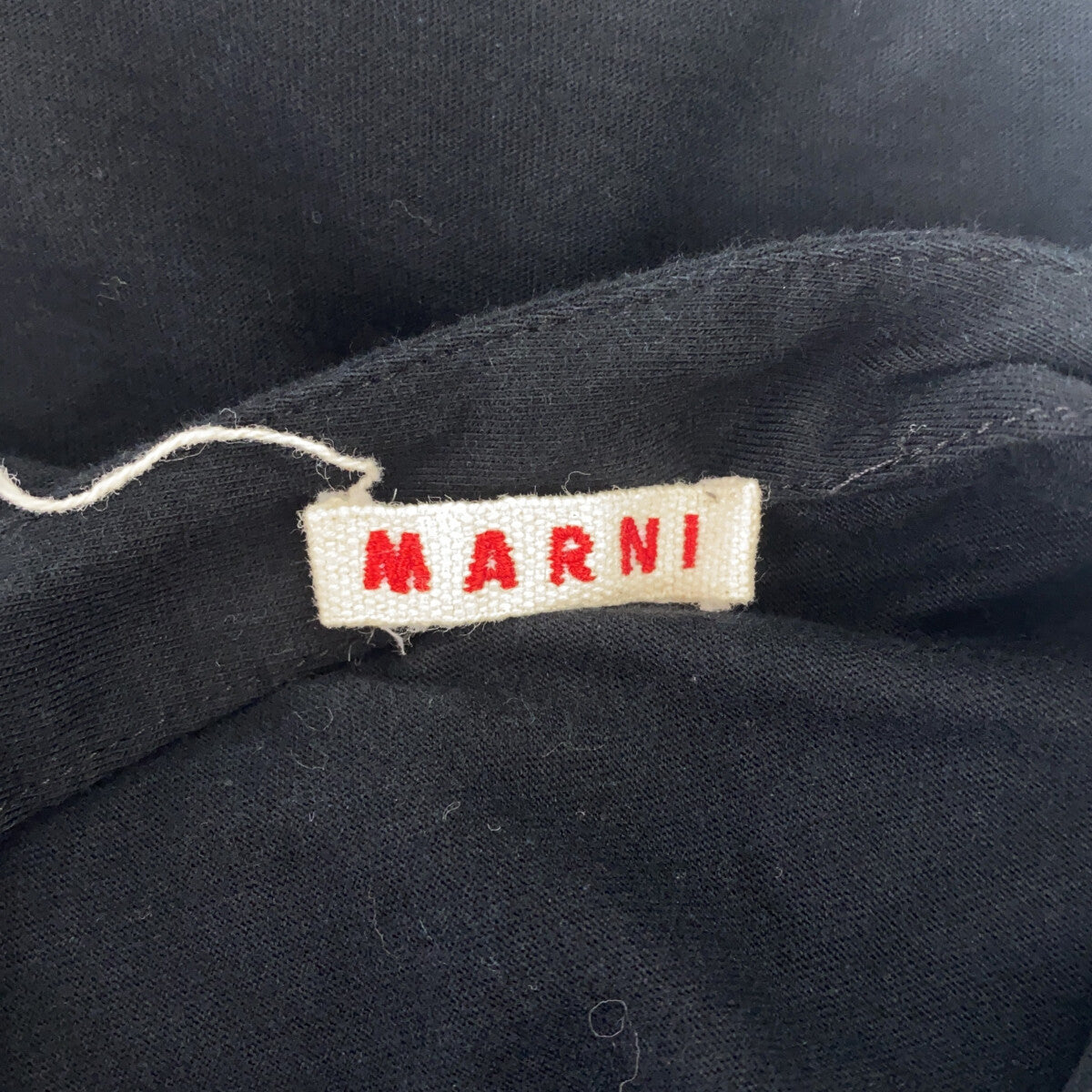 MARNI / マルニ | バックオープン ロングスリーブカットソー | 38 | ブラック | レディース