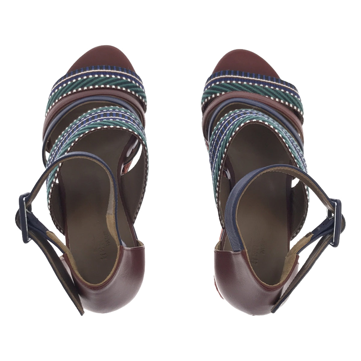 【미품】 HERMES / 헤르메스 | 2018SS | 로마 에스파드릴 샌들 | 35 | 멀티 | 여성