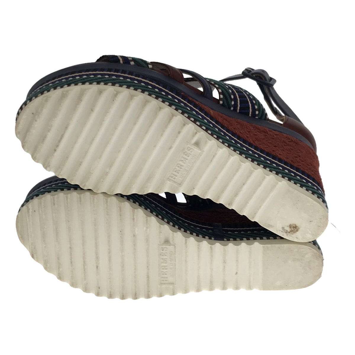 【미품】 HERMES / 헤르메스 | 2018SS | 로마 에스파드릴 샌들 | 35 | 멀티 | 여성