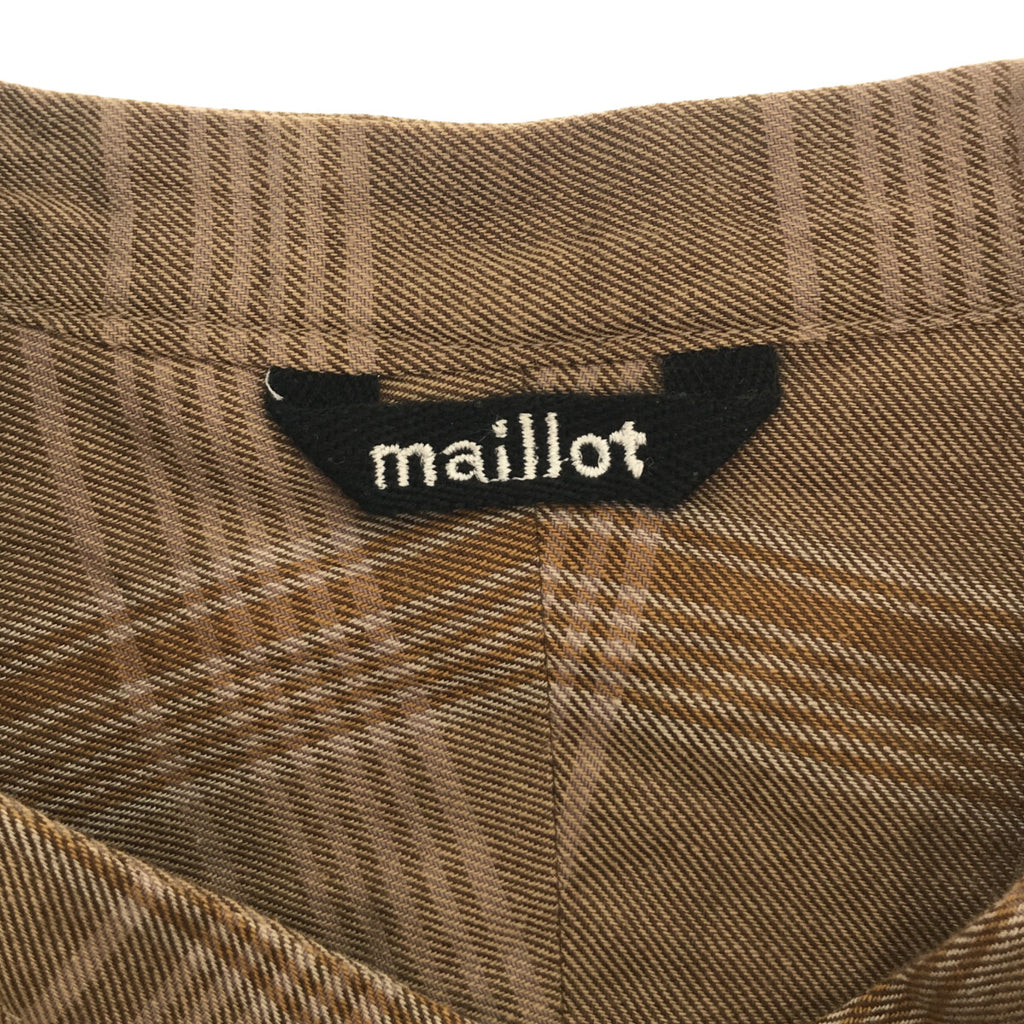 maillot / 마이요 | 체크 오버 셔츠 | 0 | 멀티 컬러 | 여성