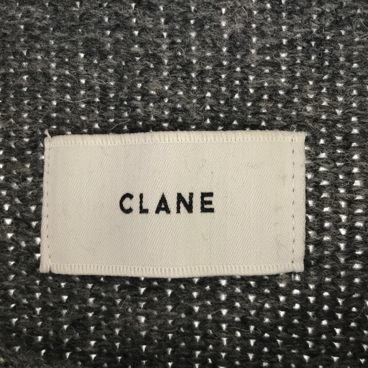 CLANE / クラネ | サイドスリット ワイド ケープ ニット プルオーバー ...