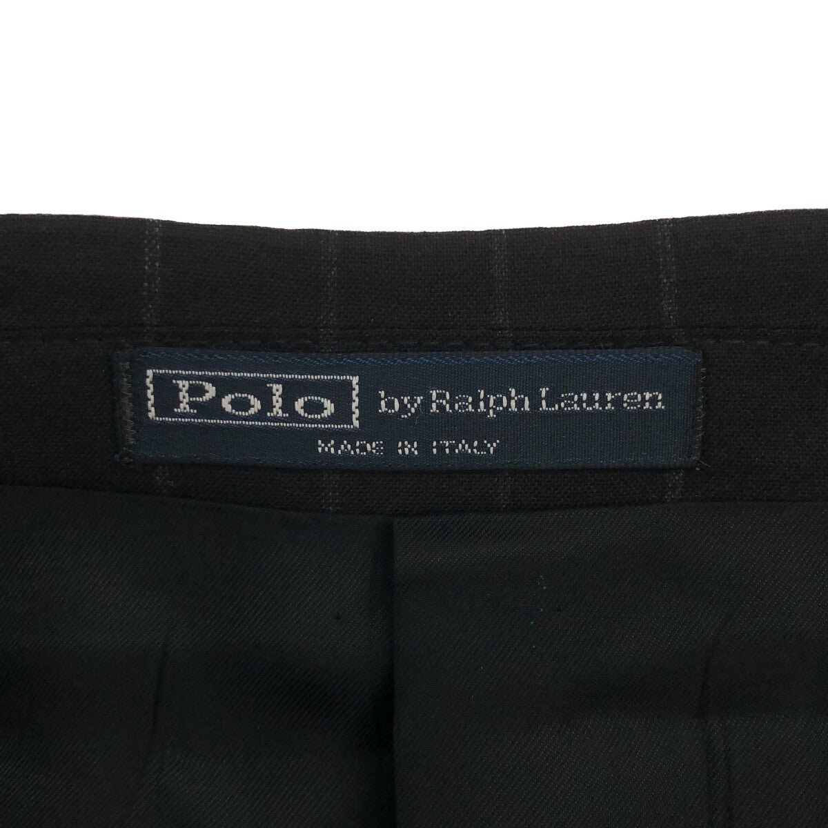 POLO RALPH LAUREN / ポロラルフローレン | イタリア製 ストライプ 3B テーラードジャケット | 38 |