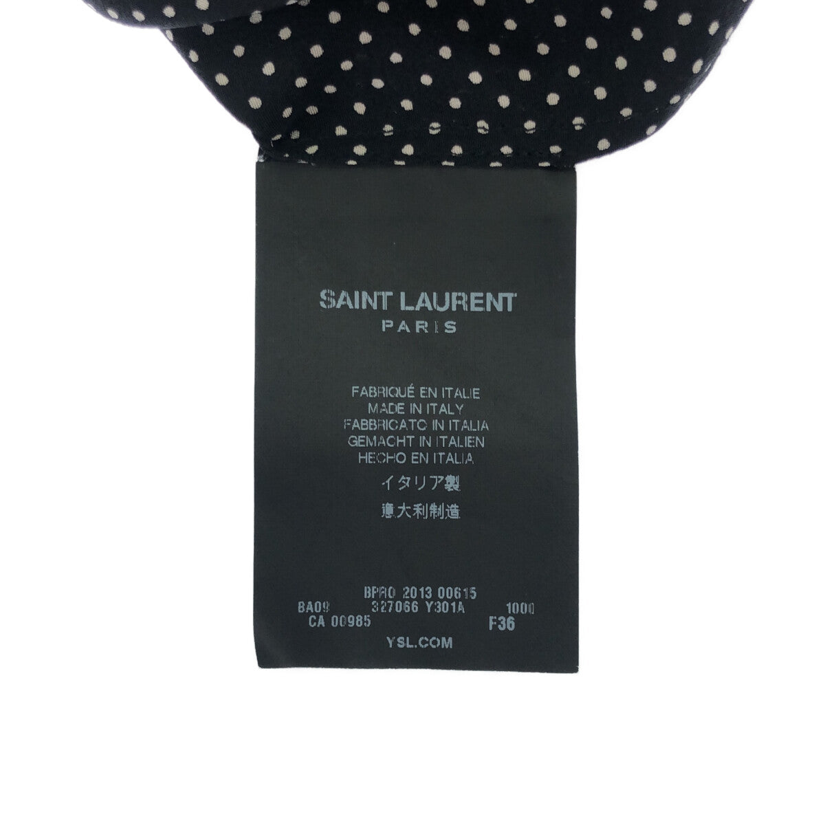 SAINT LAURENT PARIS / サンローランパリ | シルク ドット タイ